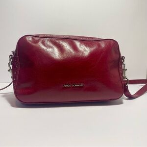 Adolfo Dominguez Red/Burgundy Crossbody Bag